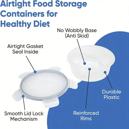 🔥24/48-piece Airtight Food Storage Containers Set – Stackable with Lids
