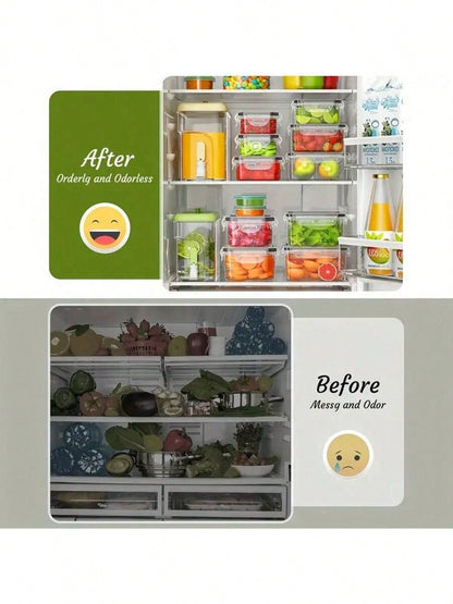 🔥24/48-piece Airtight Food Storage Containers Set – Stackable with Lids